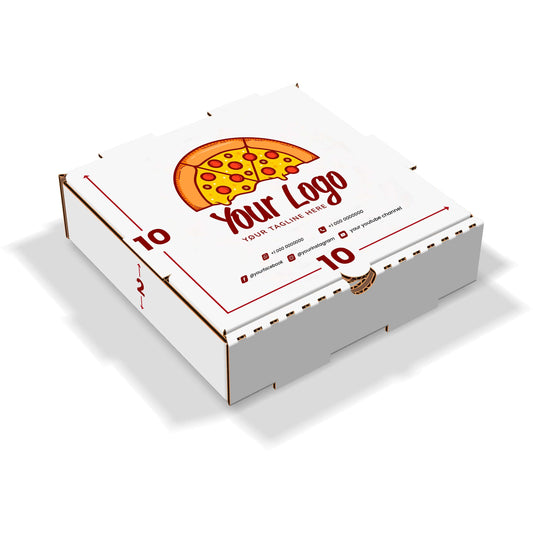 Custom Pizza Boxes - 10"x10"x2" - 50 Bundle CARTONBAR